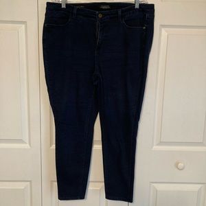 Talbots Flawless Five Pocket Jegging Skinny Jeans Dark Wash Size 16WP